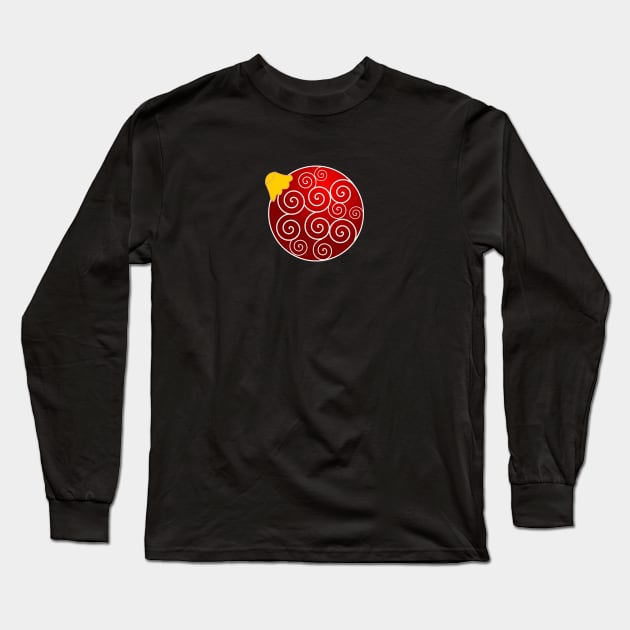 Holly Bally Christmas Long Sleeve T-Shirt by traditionation